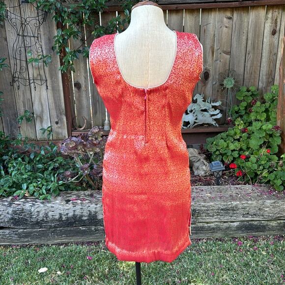 Kurti Top Style Red Dress Tunic Kurta Women's See Measurements Handmade Altered - Picture 4 of 14